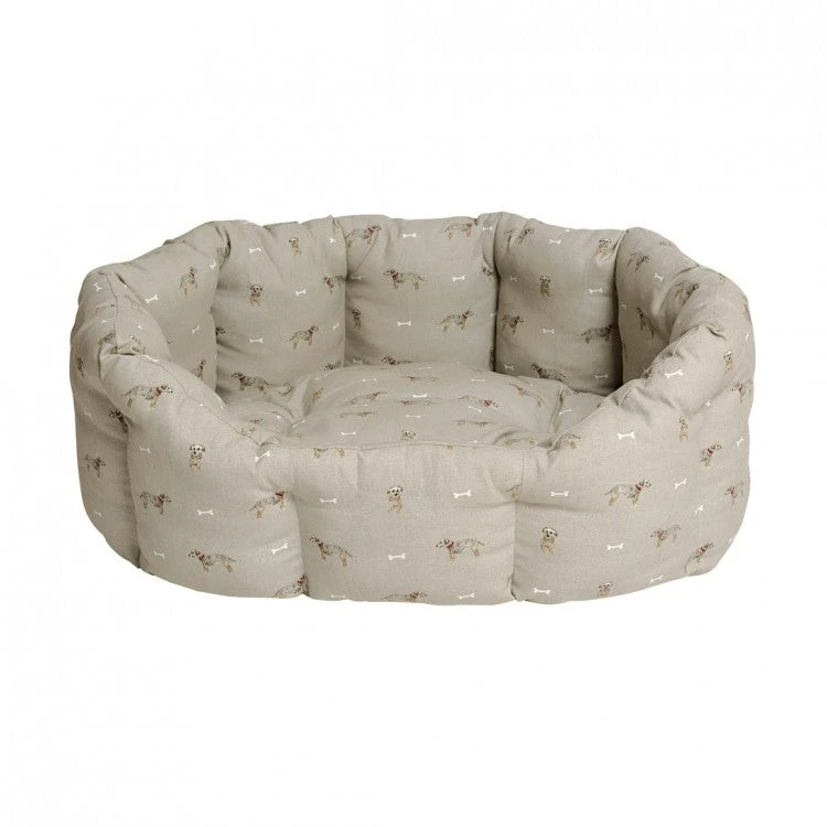 Sophie Allport Terrier Dog Bed - Medium