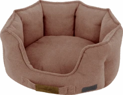 House Of Paws - Dusky Pink Sofa Fabric Oval Bed